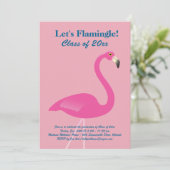 Flamingle Class of 2019 Invitation en rose (Debout devant)