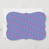 Flamingle Couple's Shower Invitation - violet (Dos)