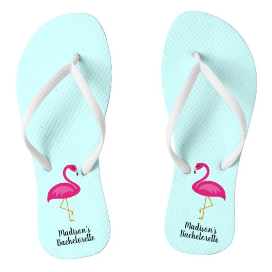 Flamingle Flamingo Bachelorette Party Teenslippers (Voetbed)