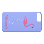 Flamingle Flamingo iPhone 7 Plus - paars Case-Mate iPhone Case (Achterkant (Horizontaal))
