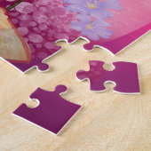 Flamingle Floral Flamingo Legpuzzel (Zijkant)