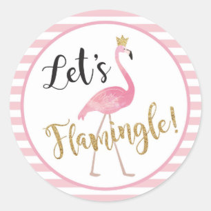Flamingle ! Sticker Flamant rose
