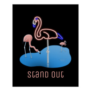 Flaminglow -  perfect poster