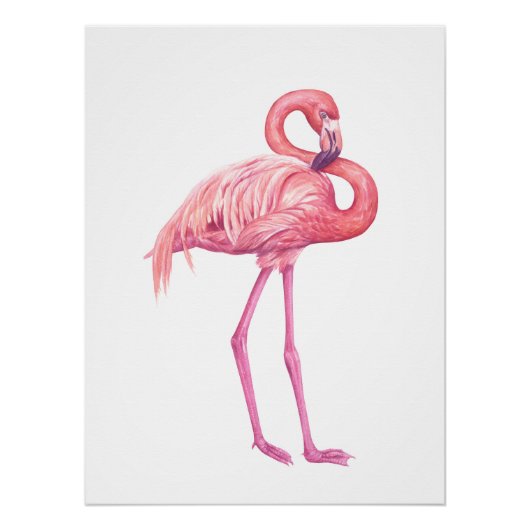 Flamingo 2 perfect poster (Voorkant)