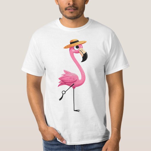 Flamingo 4 t-shirt (Voorkant)