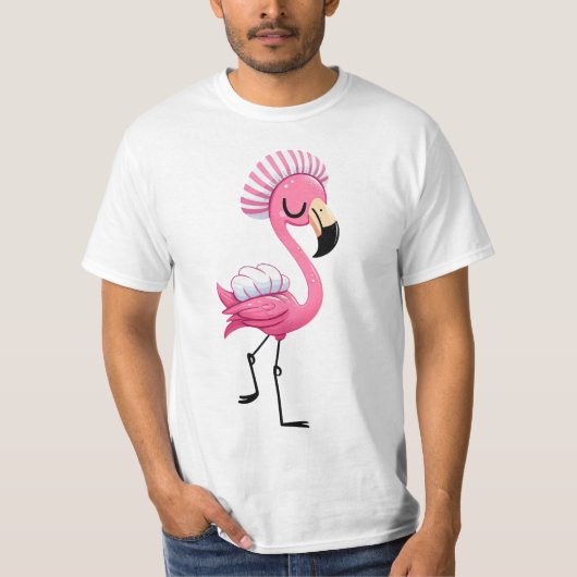 Flamingo 6 t-shirt (Voorkant)
