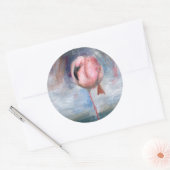 Flamingo ACEO Sticker (Envelop)