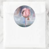 Flamingo ACEO Sticker (Tas)