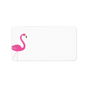 Flamingo Adresetiketten Etiket