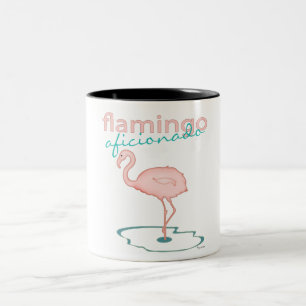 Flamingo Aficionado Tweekleurige Koffiemok