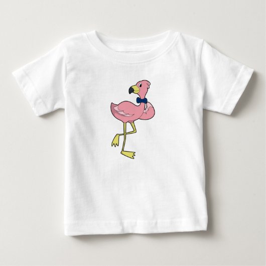 Flamingo als heer met stropdas (Voorkant)