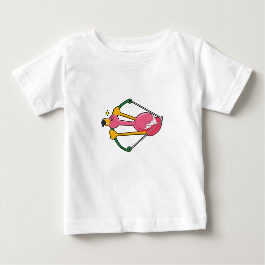 Flamingo als Pijl met Bow (Voorkant)