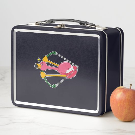 Flamingo als Pijl met Bow (In situ)