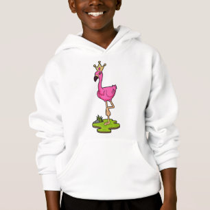 Flamingo als prinses met Kroon