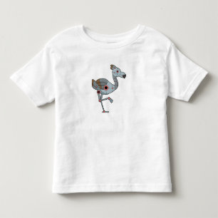 Flamingo als Robot Kinder Shirts