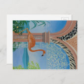 Flamingo am Zie Briefkaart (Voorkant / Achterkant)