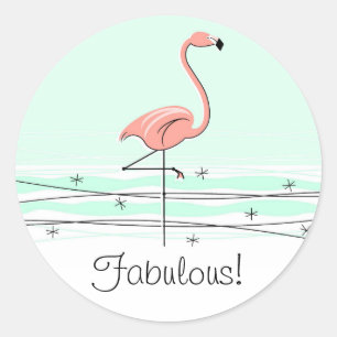 Flamingo Aqua Fabulous! sticker