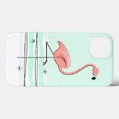 Flamingo Aqua iPad m Mini hoesje (Achterkant (horizontaal))