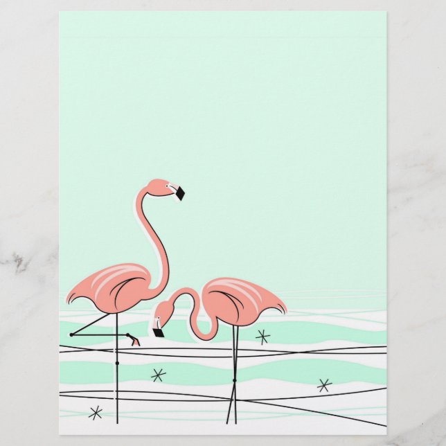 Flamingo Aqua pair (Voorkant)