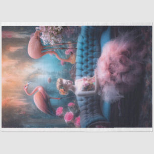 Flamingo Arcadia, Meisje uit de jaren vijftig, Eth Tissuepapier