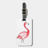 Flamingo Art Bagagelabel (Voorkant verticaal)