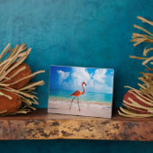 Flamingo Art Decor Plaque Fotoplaat (Zijkant)