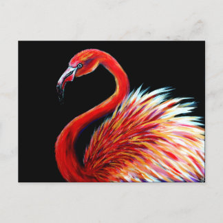 Flamingo Art Print Briefkaart