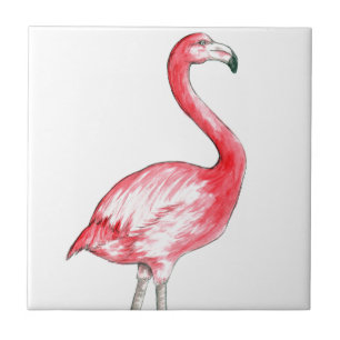 Flamingo Art Tegeltje