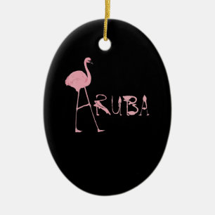 Flamingo Aruba Keramisch Ornament