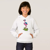 Flamingo as Hiker with Backpack (Voorkant volledig)