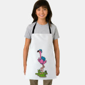 Flamingo as Hiker with Backpack Schort (Insitu)