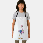 Flamingo as Secretary with Notepad Schort (Insitu)