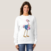 Flamingo as Secretary with Notepad Trui (Voorkant volledig)