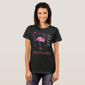 Flamingo Autoimmune Hepatitis Bewustheid T-shirt (Voorkant volledig)