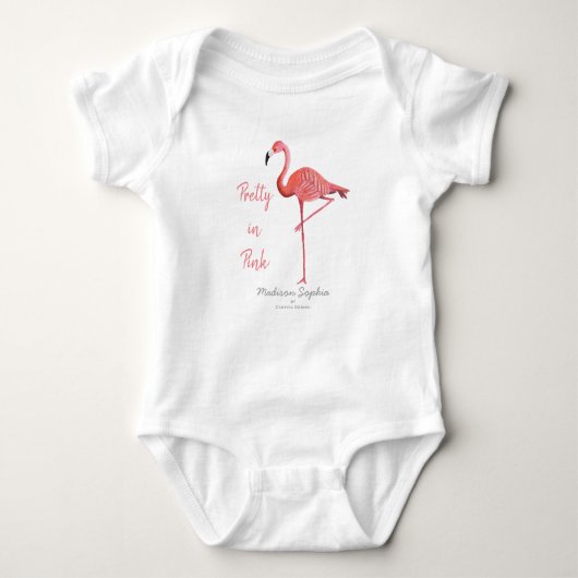 Flamingo | Baby Girl | Bodysuit (Voorkant)