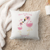Flamingo Baby shower Cute Tropical Kussen (Deken)