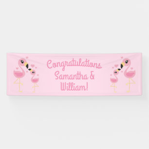 Flamingo Baby shower Cute Tropical Spandoek