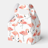 Flamingo Baby shower Favor Boxes Bedankdoosjes (Achterkant)