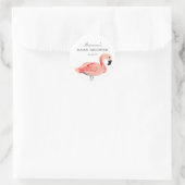 Flamingo Baby shower Stickers (Tas)