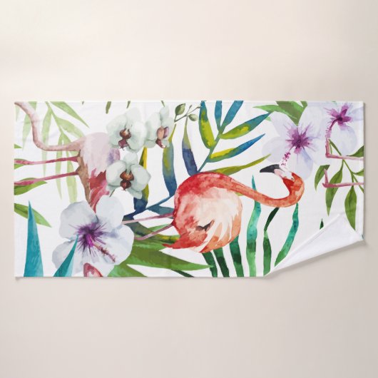 Flamingo Badhanddoek (Badhanddoek)