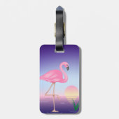 Flamingo Bagagelabel (Achterkant verticaal)