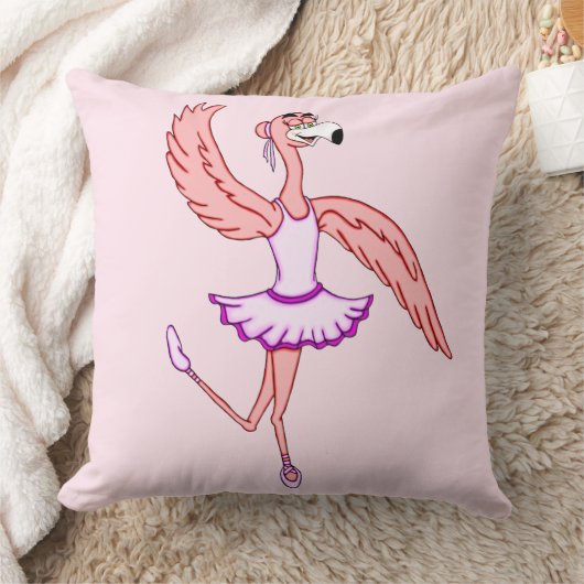 Flamingo Ballerina Kussen (Deken)