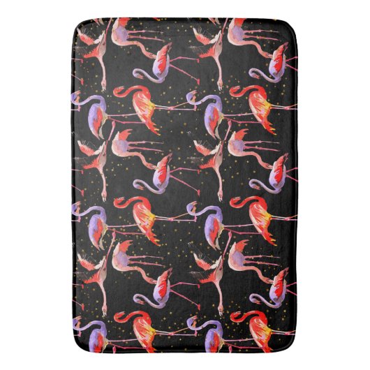 Flamingo Bath Mat Large (Voorkant Verticaal)