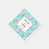 Flamingo Beach bruiloft Servet (Hoek)