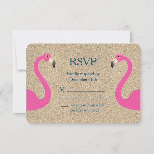 Flamingo Beach RSVP (Voorkant)