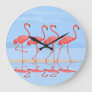 Flamingo Beach Zomer  ontwerp Grote Klok