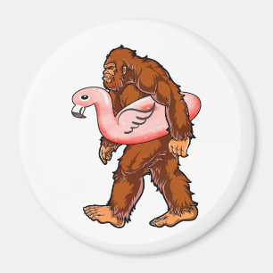 Flamingo Bigfoot Magneet