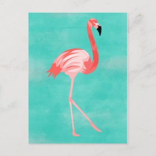 Flamingo Bird Briefkaart