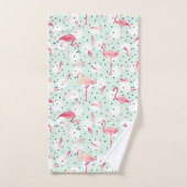 Flamingo Bird met veren Bad Handdoek (Handdoek)