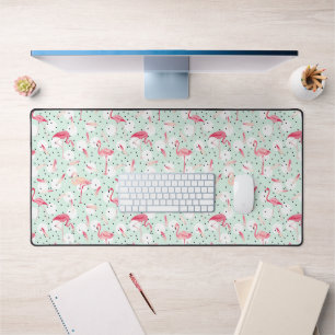 Flamingo Bird met veren Bureaumat